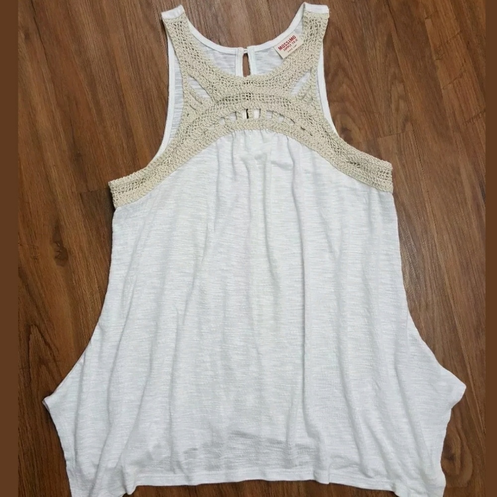 Mossimo medium sleeveless white top